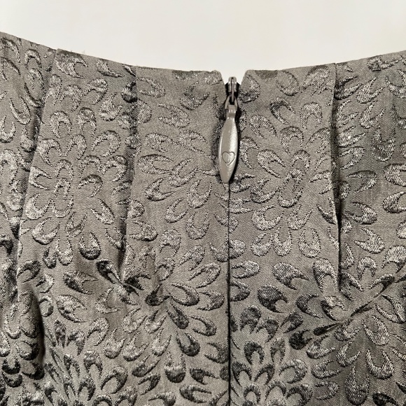 Juicy Couture Gray Patterned A-Line Dress (M) - Picture 10 of 12